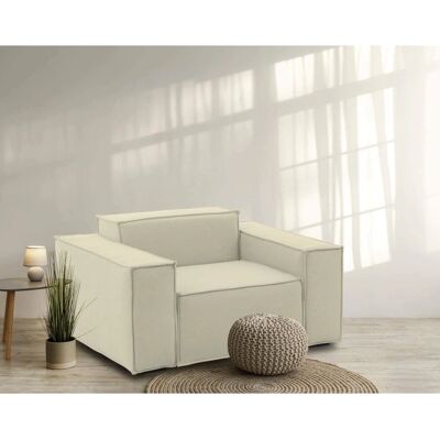 TALAMO ITALIA Dmora - Poltrona - Tessuto imbottito - 160x95h70 TALAMO ITALIA Dmora - Poltrona - Tessuto imbottito - 160x95h70