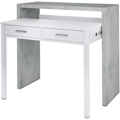 Damodi Witte Uitschuifbare Bureau - Kantoor & Huis Damodi Witte Uitschuifbare Bureau - Kantoor & Huis