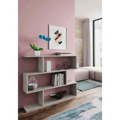Libreria DMORA Hampton - Scaffale moderno doppia faccia Libreria DMORA Hampton - Scaffale moderno doppia faccia
