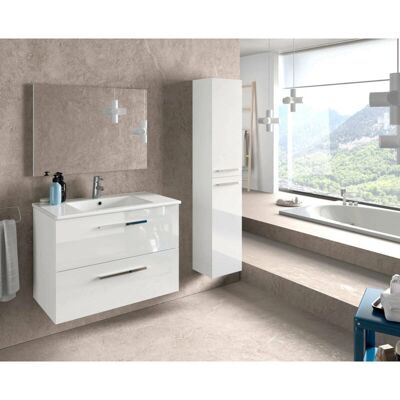 Columna de baño Dmora Alexandria - 2 puertas, pared, 30x25x150cm Columna de baño Dmora Alexandria - 2 puertas, pared, 30x25x150cm