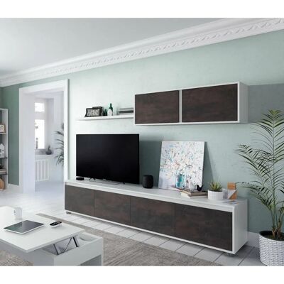Dmora Mueble de pared para TV - Moderno, Ahorrador de espacio, España Dmora Mueble de pared para TV - Moderno, Ahorrador de espacio, España