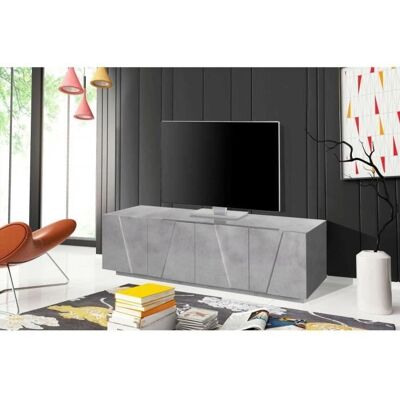 Dmora Djungda Fernsehmöbel - Zement - 162x44x46 cm Dmora Djungda Fernsehmöbel - Zement - 162x44x46 cm