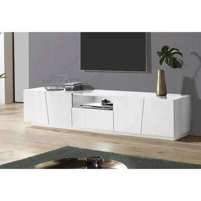 DMORA Weiß Moderner TV-Schrank - Italienisches Design DMORA Weiß Moderner TV-Schrank - Italienisches Design