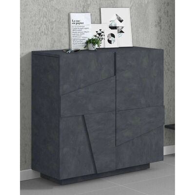 Dmora Zapatero Gris - 2 Puertas, Diseño Moderno Italiano - 81x38x86 cm Dmora Zapatero Gris - 2 Puertas, Diseño Moderno Italiano - 81x38x86 cm