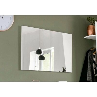 Dmora Weiß Glänzend Made in Italy Badezimmer Spiegel 80x60cm - Wandmontage Dmora Weiß Glänzend Made in Italy Badezimmer Spiegel 80x60cm - Wandmontage