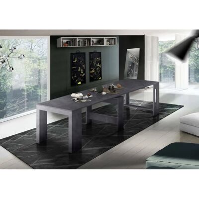 DMORA Mesa de Comedor Moderna Extensible - 12 Asientos DMORA Mesa de Comedor Moderna Extensible - 12 Asientos