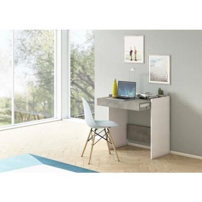 DMORA Escritorio Clematide - Mesa moderna blanca DMORA Escritorio Clematide - Mesa moderna blanca