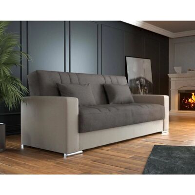 DMORA Schlafsofa Sergio - 3-Sitzer mit Stauraum - Modernes Design DMORA Schlafsofa Sergio - 3-Sitzer mit Stauraum - Modernes Design