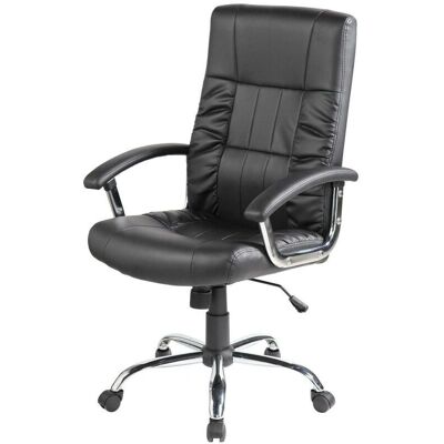 Silla de oficina Dmora Dhongl - Ergonómica, Ajustable, Negra Silla de oficina Dmora Dhongl - Ergonómica, Ajustable, Negra
