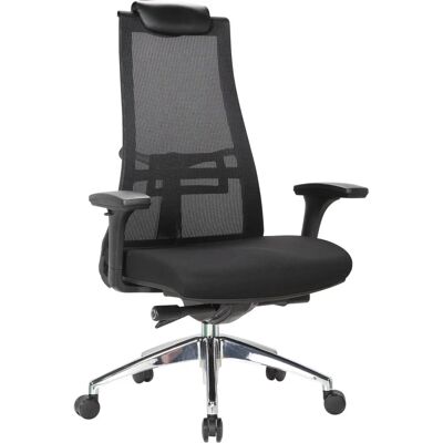 Silla de Oficina Dmora Dmihail Malla, Negra - Ergonómica, Ajustable, Soporte Lumbar Silla de Oficina Dmora Dmihail Malla, Negra - Ergonómica, Ajustable, Soporte Lumbar