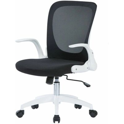 DMORA Bürostuhl - Ergonomisch, Verstellbar, Mesh, Schwarz & Weiß - Bürostuhl DMORA Bürostuhl - Ergonomisch, Verstellbar, Mesh, Schwarz & Weiß - Bürostuhl