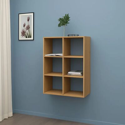DMORA - Rodrigo - Eiche - 60x25x90 cm - Bücherregal DMORA - Rodrigo - Eiche - 60x25x90 cm - Bücherregal