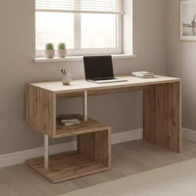 Bureau Valerio de Dmora - Design réversible gain de place - Fabriqué en Italie - Publicité Bureau Valerio de Dmora - Design réversible gain de place - Fabriqué en Italie - Publicité