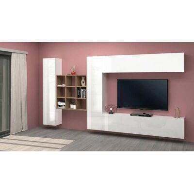 Dmora Mueble de Pared Gualtiero - Mueble Polivalente Italiano Dmora Mueble de Pared Gualtiero - Mueble Polivalente Italiano