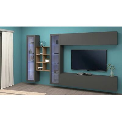Dmora Dcaprin Mueble de Pared - Mueble Moderno Italiano Dmora Dcaprin Mueble de Pared - Mueble Moderno Italiano