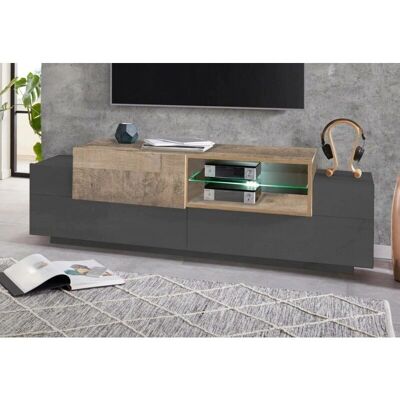 Dmora Dlodrin TV-Schrank - Modern, Italienisch, Zwei Türen - 160x45cm Dmora Dlodrin TV-Schrank - Modern, Italienisch, Zwei Türen - 160x45cm