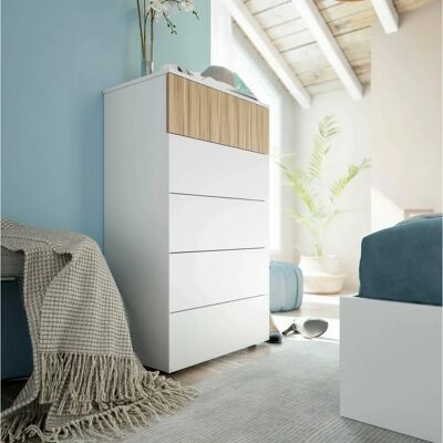 DMORA Wynne Cajonera - Mueble moderno para dormitorio DMORA Wynne Cajonera - Mueble moderno para dormitorio