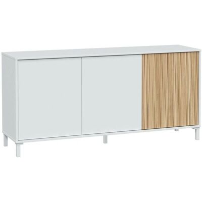 Aparador Modern Blanco Dolivera Dmora - 154x40h74cm Aparador Modern Blanco Dolivera Dmora - 154x40h74cm