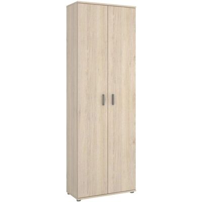 Armario Suretta DMORA - 2 Puertas, 7 Estantes, 61x35x190 cm - Roble Armario Suretta DMORA - 2 Puertas, 7 Estantes, 61x35x190 cm - Roble