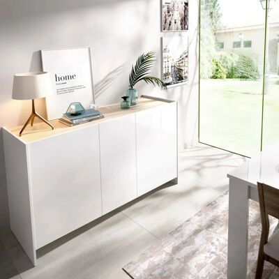 DMORA Calino Credenza - Modern 3-türiger Sideboard DMORA Calino Credenza - Modern 3-türiger Sideboard