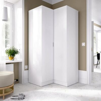 DMORA Elgon Kleiderschrank - Platzsparend, Modern, Hergestellt in Spanien DMORA Elgon Kleiderschrank - Platzsparend, Modern, Hergestellt in Spanien
