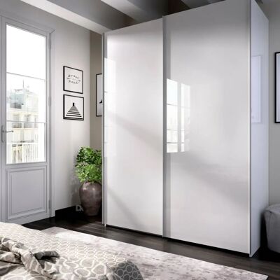 DMORA Kleiderschrank Nuptse - Platzsparend, Modern, 2 Schiebetüren DMORA Kleiderschrank Nuptse - Platzsparend, Modern, 2 Schiebetüren