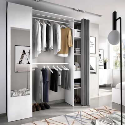 DMORA Rigi Kleiderschrank - Moderner Reversibler Stauraum - Spanien DMORA Rigi Kleiderschrank - Moderner Reversibler Stauraum - Spanien