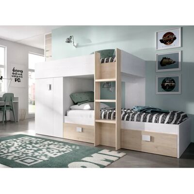Cama literas Cevedale de Dmora - Juego completo para niños Cama literas Cevedale de Dmora - Juego completo para niños