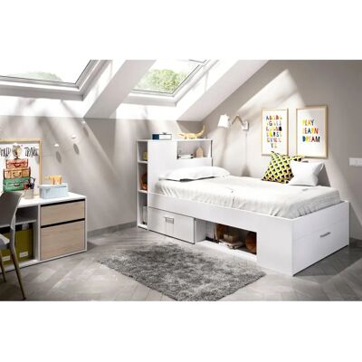 Lit Enfant Cristallo - Multifonctionnel avec Rangement - Design Moderne - Publicité Lit Enfant Cristallo - Multifonctionnel avec Rangement - Design Moderne - Publicité