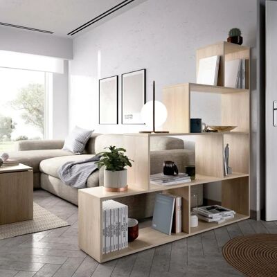 DMORA Orsaro Bücherregal - 6 Regalbaxh Modernes Platzsparend DMORA Orsaro Bücherregal - 6 Regalbaxh Modernes Platzsparend