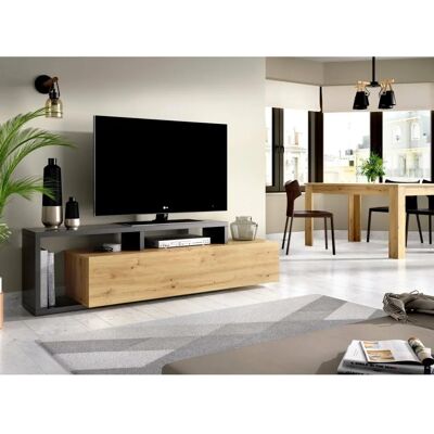 DMORA Maiella Fernsehmöbel - Platzsparend, Reversibel, Modernes Design DMORA Maiella Fernsehmöbel - Platzsparend, Reversibel, Modernes Design
