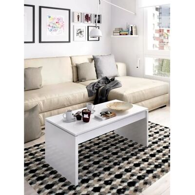 DMORA Mesa de café Cuar - Ajustable, Moderna, Duradera DMORA Mesa de café Cuar - Ajustable, Moderna, Duradera