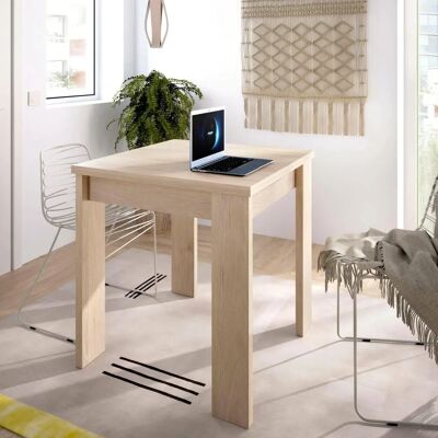 DMORA Roble Ausziehbarer Tisch - Reversibel, Platzsparend, Elegant DMORA Roble Ausziehbarer Tisch - Reversibel, Platzsparend, Elegant