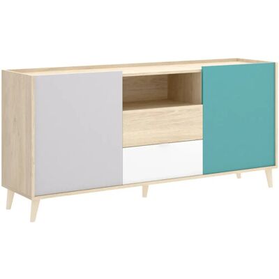Dmora Dmaje Buffet - Moderner Sideboard mit 2 Türen Dmora Dmaje Buffet - Moderner Sideboard mit 2 Türen