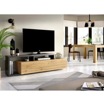 Soporte de TV DMORA - Mueble moderno y compacto Soporte de TV DMORA - Mueble moderno y compacto
