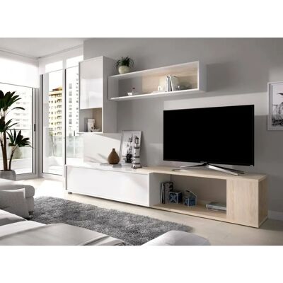 DMORA Denali Unidad de Pared - Conjunto modular de esquina para salón DMORA Denali Unidad de Pared - Conjunto modular de esquina para salón