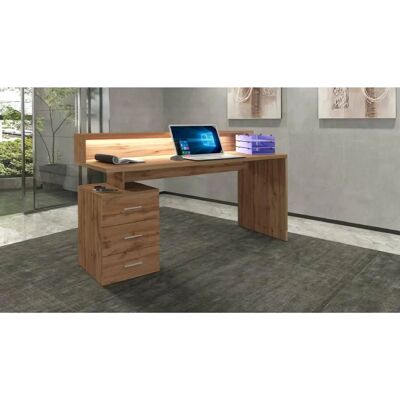 Escritorio Dmora Svevo - Mesa de oficina multifunción que ahorra espacio - 160x60cm Escritorio Dmora Svevo - Mesa de oficina multifunción que ahorra espacio - 160x60cm