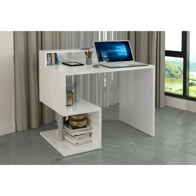 Dmora Escritorio Silvio - Estantes de almacenamiento - Oficina multiusos - 100x50 cm Dmora Escritorio Silvio - Estantes de almacenamiento - Oficina multiusos - 100x50 cm