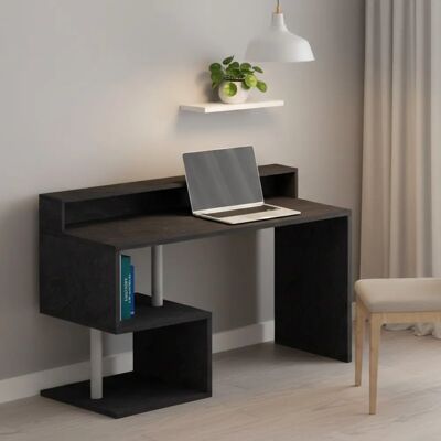 DMORA - Escritorio Silvestro Lineal - 140x60h93 cm - Pizarra DMORA - Escritorio Silvestro Lineal - 140x60h93 cm - Pizarra