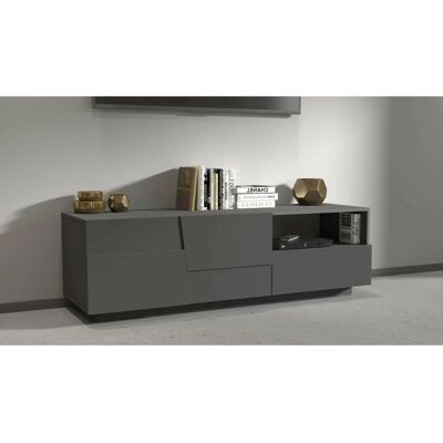 Dmora Velio TV Möbel - Moderner italienischer Stil - 2 Türen & 1 Schublade Dmora Velio TV Möbel - Moderner italienischer Stil - 2 Türen & 1 Schublade
