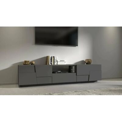Mueble TV Vanni - Diseño italiano moderno - Resistente a impactos Mueble TV Vanni - Diseño italiano moderno - Resistente a impactos
