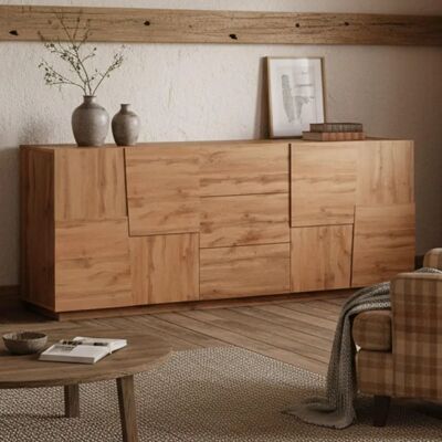 Dmora Yoel Buffet-Schrank - Platzsparendes Italienisches Design Dmora Yoel Buffet-Schrank - Platzsparendes Italienisches Design
