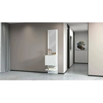 Dmora Vitale Meuble d'entrée avec miroir et chaussure - Type de meuble - Publicité Dmora Vitale Meuble d'entrée avec miroir et chaussure - Type de meuble - Publicité