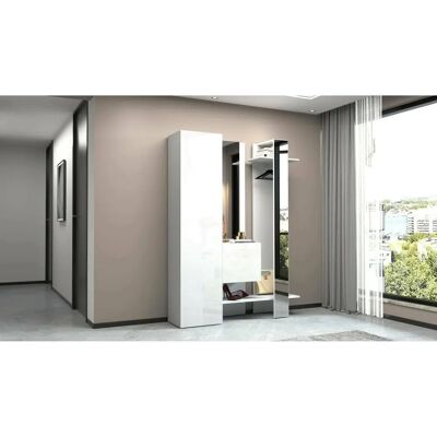 Dmora Vilmaro Eingangsmoebel - Multifunktional Weiß Dmora Vilmaro Eingangsmoebel - Multifunktional Weiß