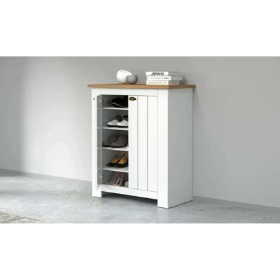 Dmora Tonio Platzsparender Eingangs-Schrank - Aufbewahrungsmöbel Dmora Tonio Platzsparender Eingangs-Schrank - Aufbewahrungsmöbel