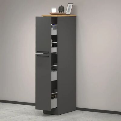 Gabinete de almacenamiento multifuncional hecho en Italia - 30x60h165cm Gabinete de almacenamiento multifuncional hecho en Italia - 30x60h165cm