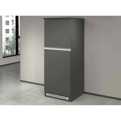 Plinio - Garde-manger de cuisine - Anthracite - Ardoise - Cabinet - Publicité Plinio - Garde-manger de cuisine - Anthracite - Ardoise - Cabinet - Publicité