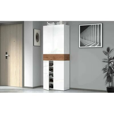 Dmora Moris Armoire d'entrée 5 portes - Gain de place - Publicité Dmora Moris Armoire d'entrée 5 portes - Gain de place - Publicité