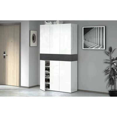 DMORA Armoire à Chaussures Gain de Place Marzio - 7 Portes - Italie - Publicité DMORA Armoire à Chaussures Gain de Place Marzio - 7 Portes - Italie - Publicité