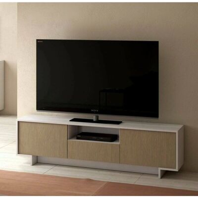 Dmora Mueble TV Andromeda - Diseño Moderno y Ahorro de Espacio - Italia Dmora Mueble TV Andromeda - Diseño Moderno y Ahorro de Espacio - Italia